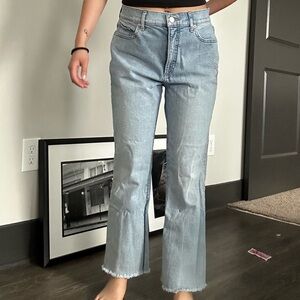 🎃Embroidered Express Straight Leg Jeans